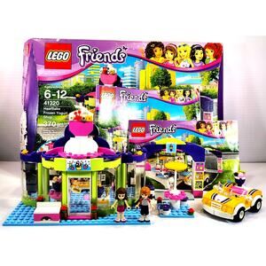 LEGO 41320 Friends HEARTLAKE FROZEN YOGURT SHOP, Complete, Used, See Pics/Descr.